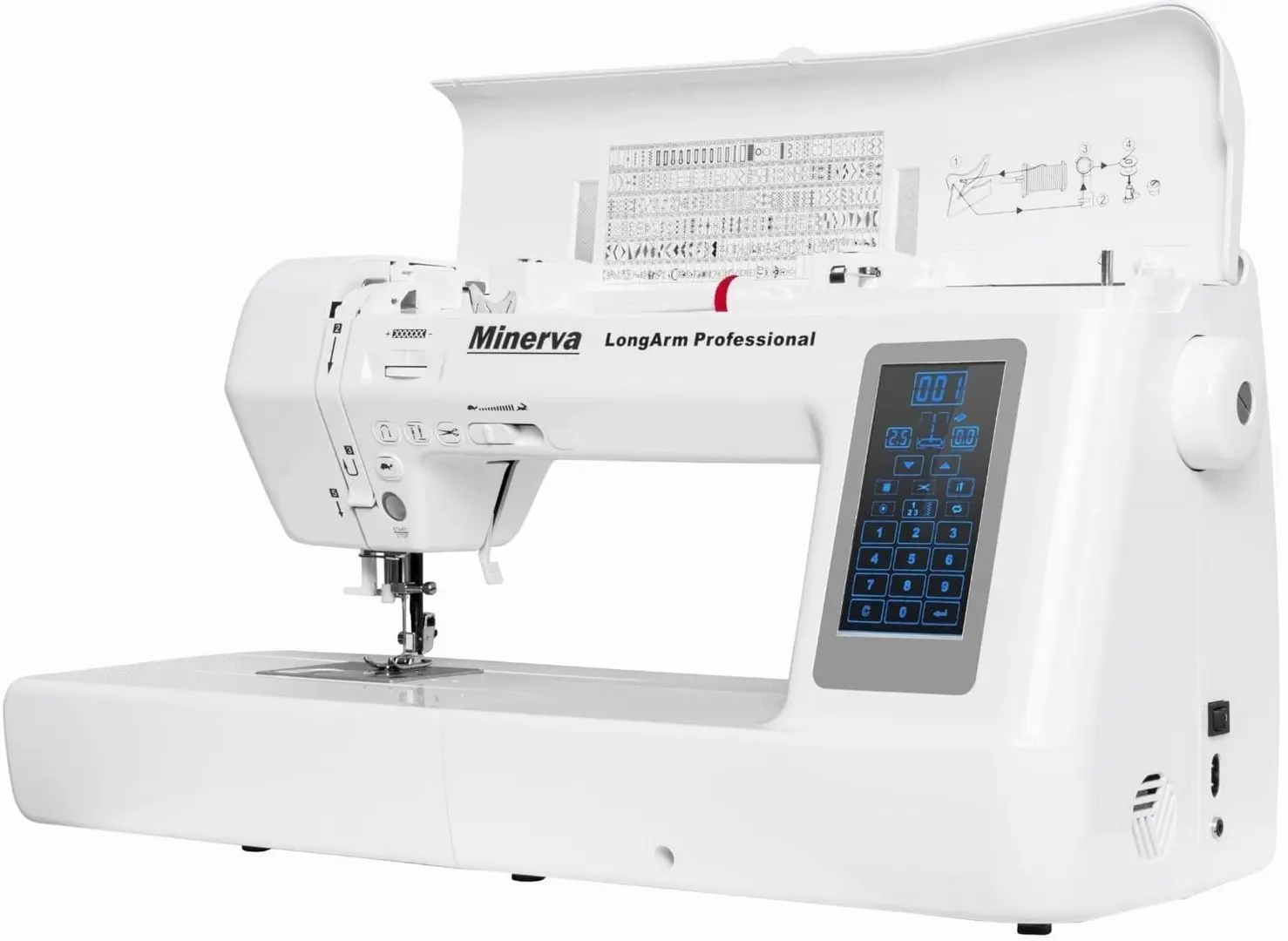 Masina de cusut Minerva LongArm Professional (White) - 4