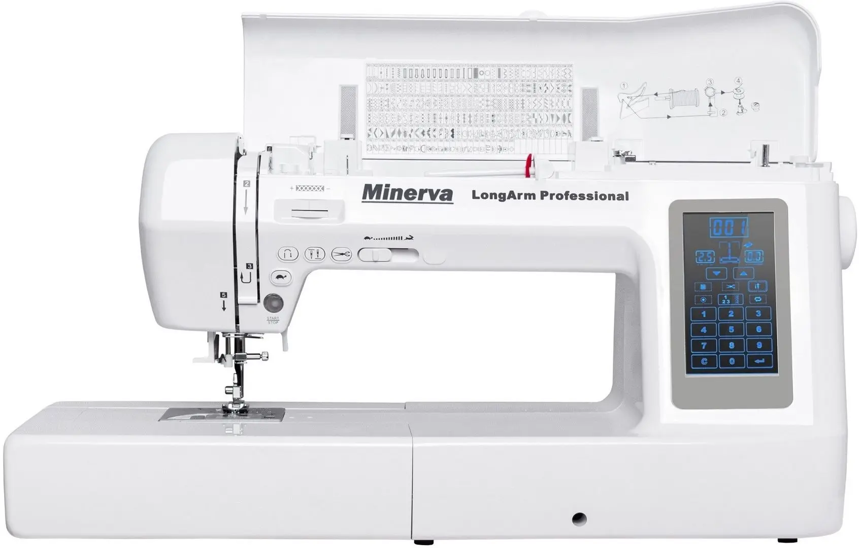 Masina de cusut Minerva LongArm Professional (White)