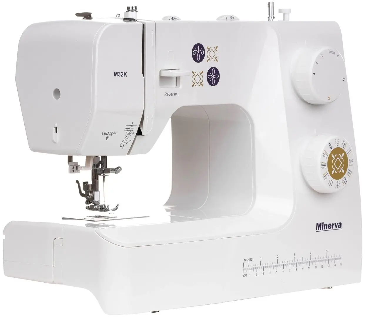 Masina de cusut Minerva M32K (White) - 6