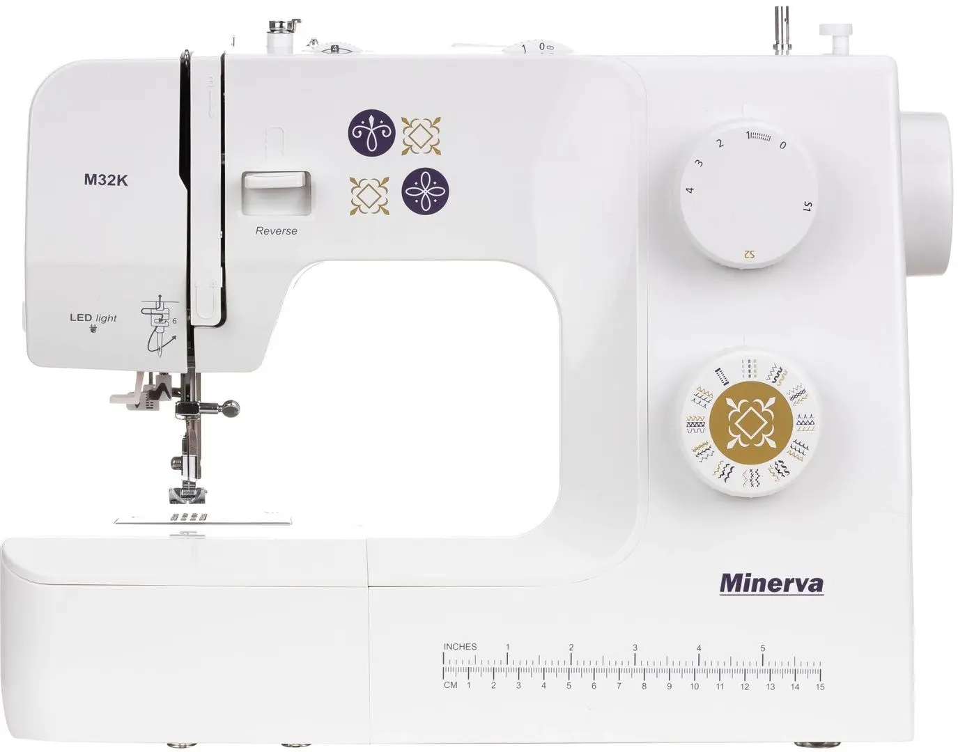 Masina de cusut Minerva M32K (White)