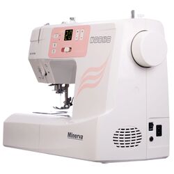 Mașină de cusut Minerva MC110 PRO (White/Pink) Thumb