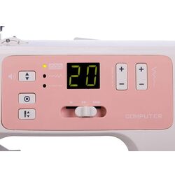 Mașină de cusut Minerva MC110 PRO (White/Pink) Thumb
