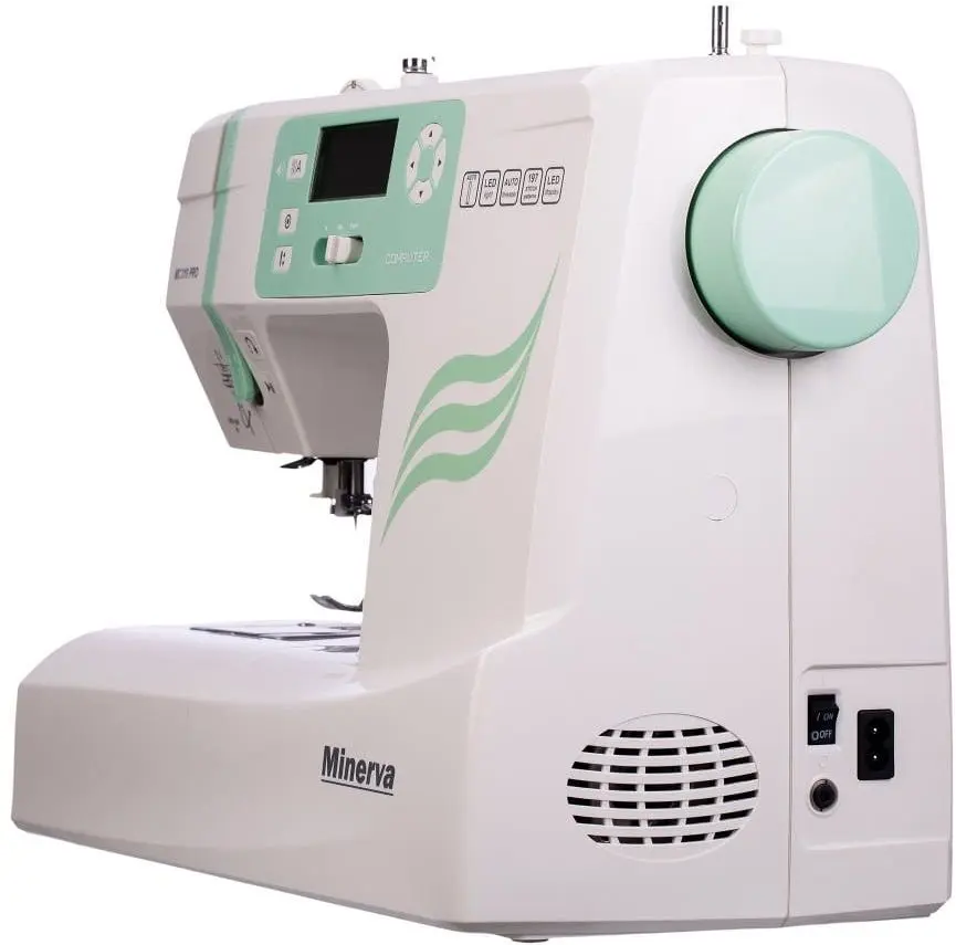 Masina de cusut Minerva MC210 Pro (White/Mint) - 5