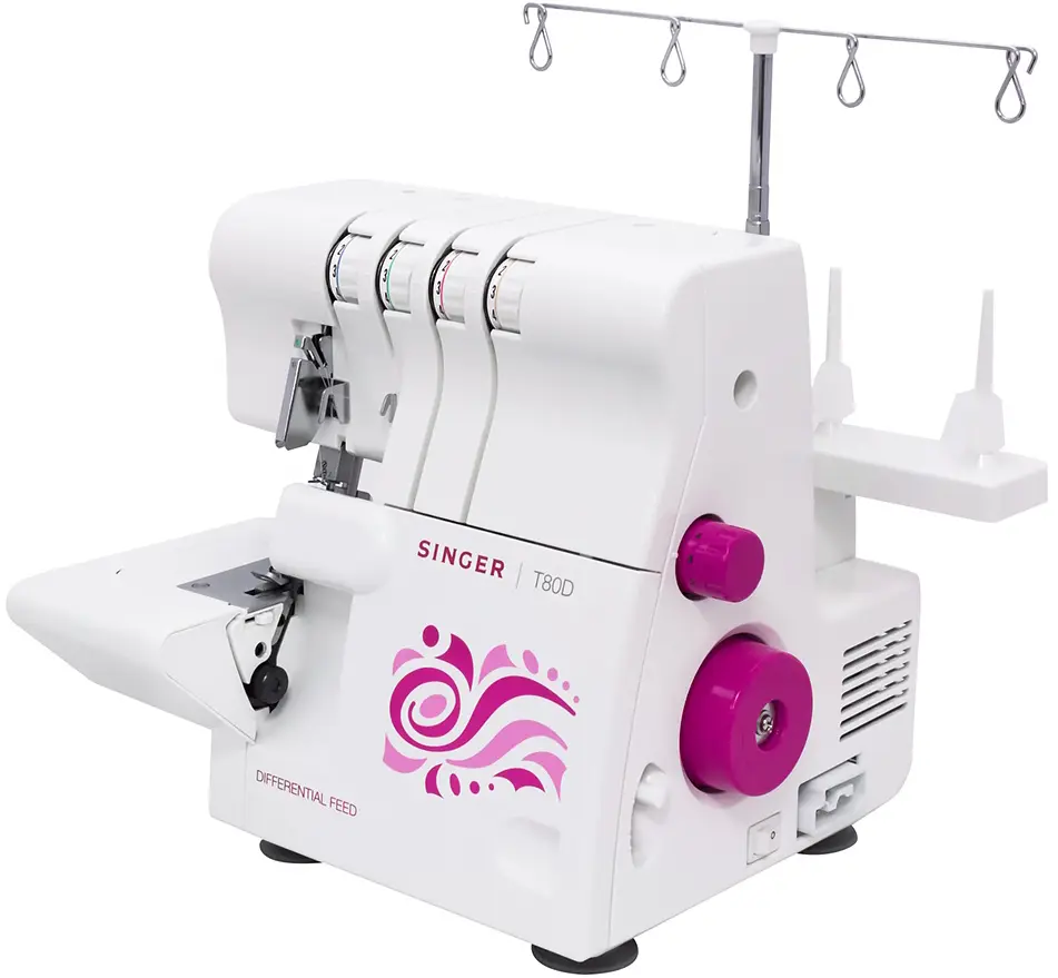 Masina de surfilat Singer T80D (White)