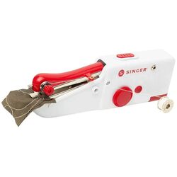 Mașină de cusut manuală Singer Mini 01663 (White/Red) Thumb