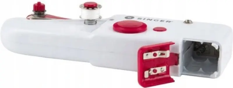 Mașină de cusut manuală Singer Mini 01663 (White/Red) - 3