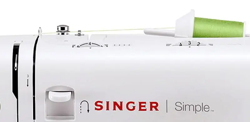 Masina de cusut Singer Simple 3229 (White/Green) - 4