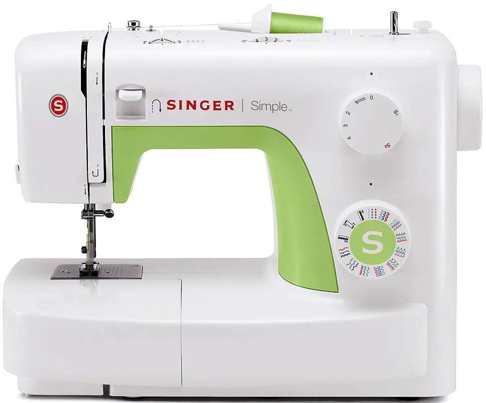 Masina de cusut Singer Simple 3229 (White/Green)