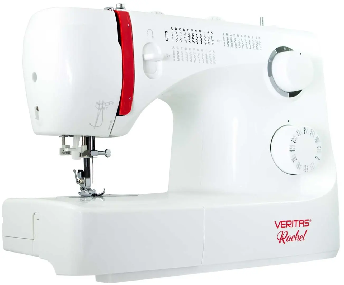 Швейная машина Veritas Rachel (White/Red)