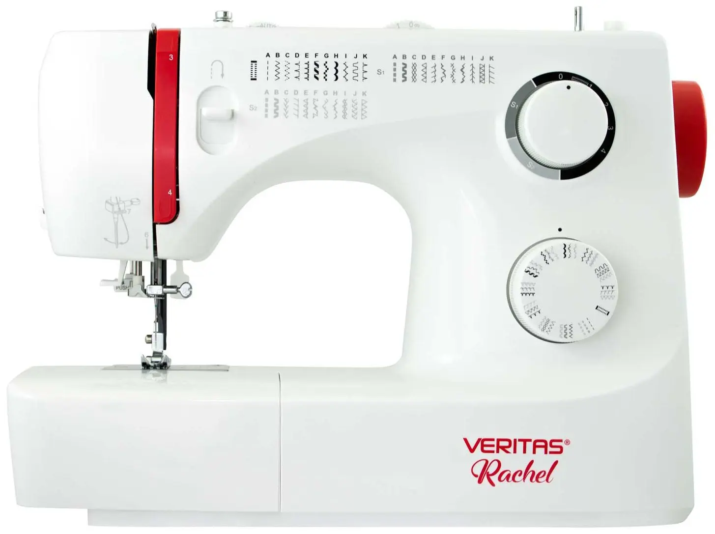 Швейная машина Veritas Rachel (White/Red)