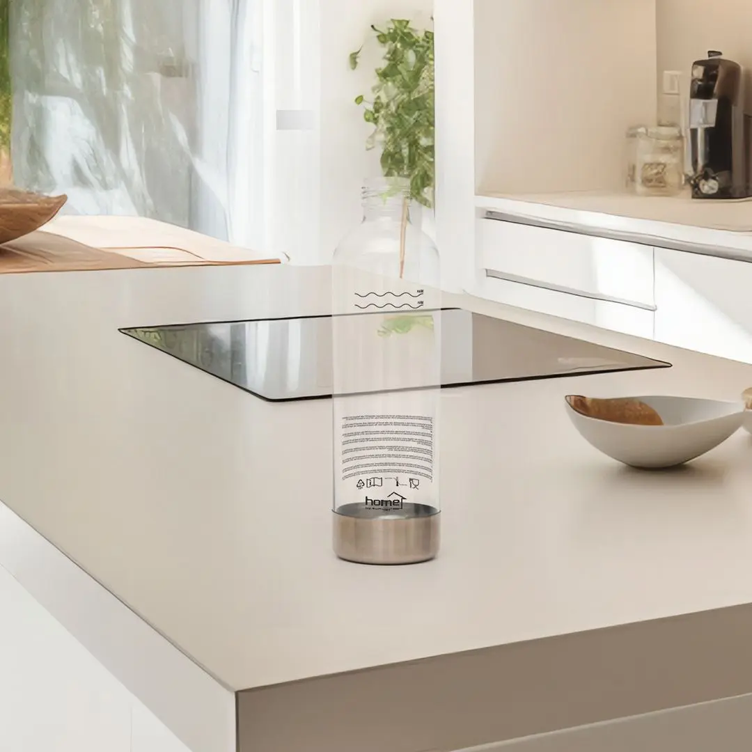 Бутылка для сифона для газирования Home HGSZG1000P (Transparent/Inox)