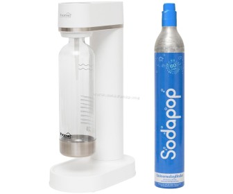 Sifon pentru carbonatare cu patron CO2 Home HGSZG1000 (White/Inox)