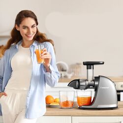 Соковыжималка Amzchef ZM1501 (Light Grey) Thumb