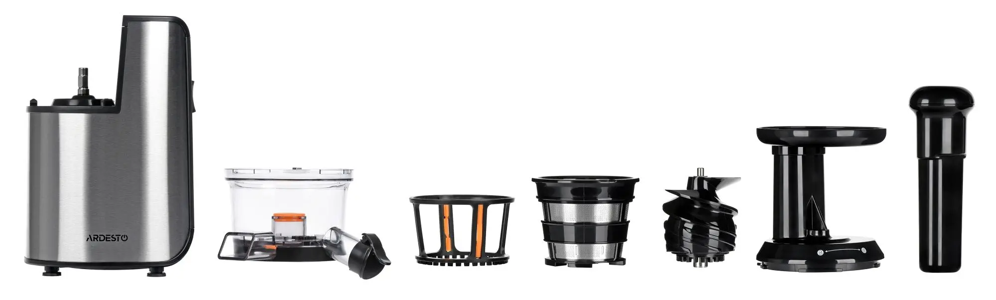 Соковыжималка Ardesto JEG-13 30S (Black/Polished Steel) - 2