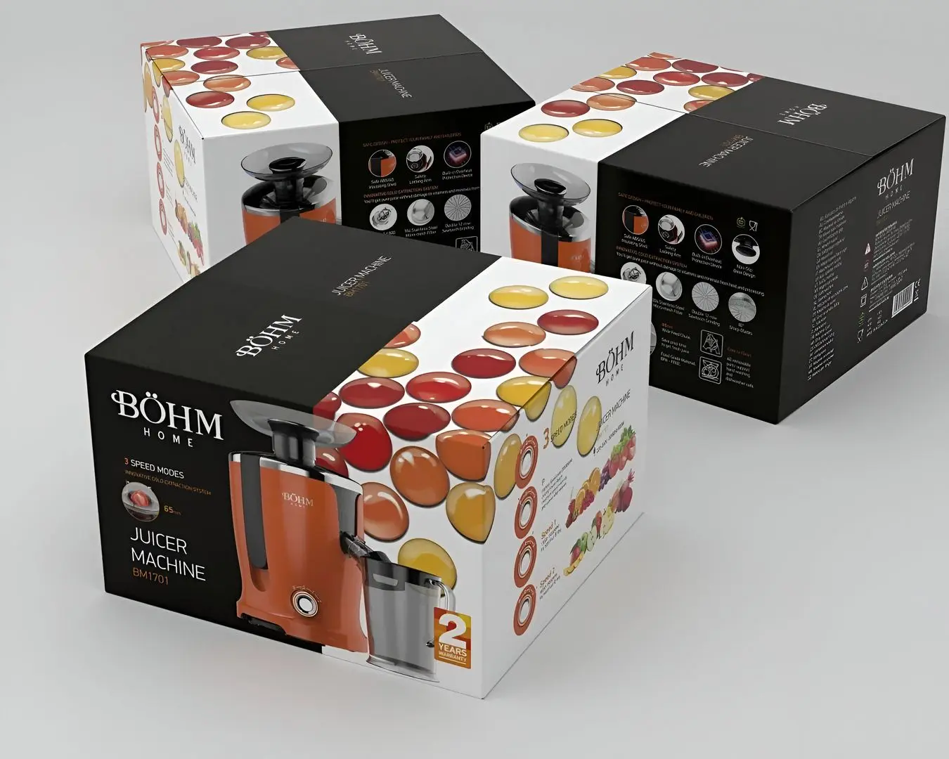 Соковыжималка Bohm BM1701 (Orange) - 2