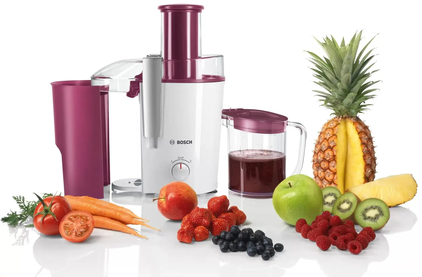 Соковыжималка Bosch VitaJuice 2 MES25C0 (Red/White)