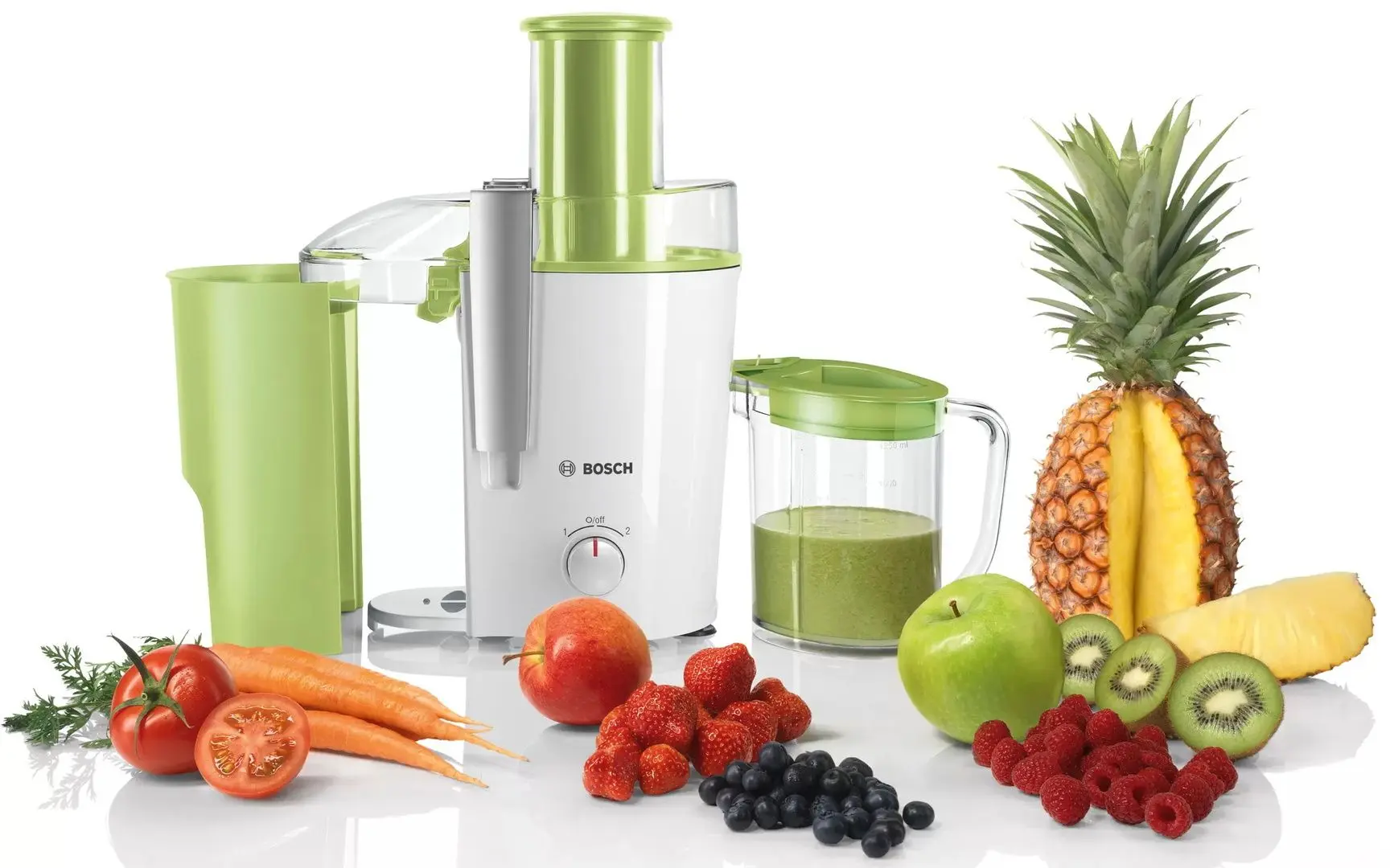 Соковыжималка Bosch VitaJuice 2 MES25G0 (White/Green)