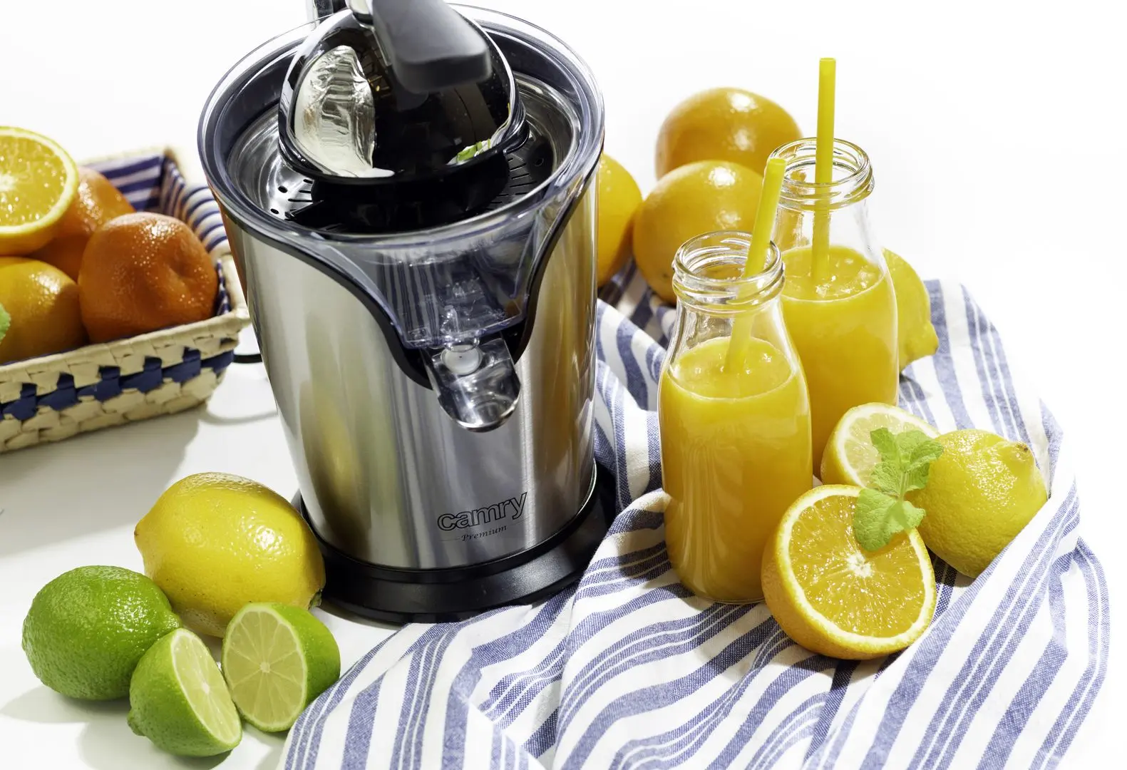 Соковыжималка Camry CR 4006 (Inox/Black)
