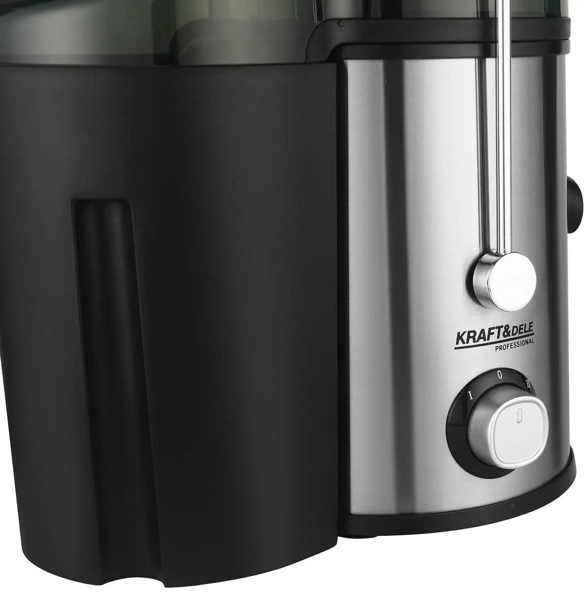 Соковыжималка Kraft&Dele KD4138 (Inox/Black) - 4