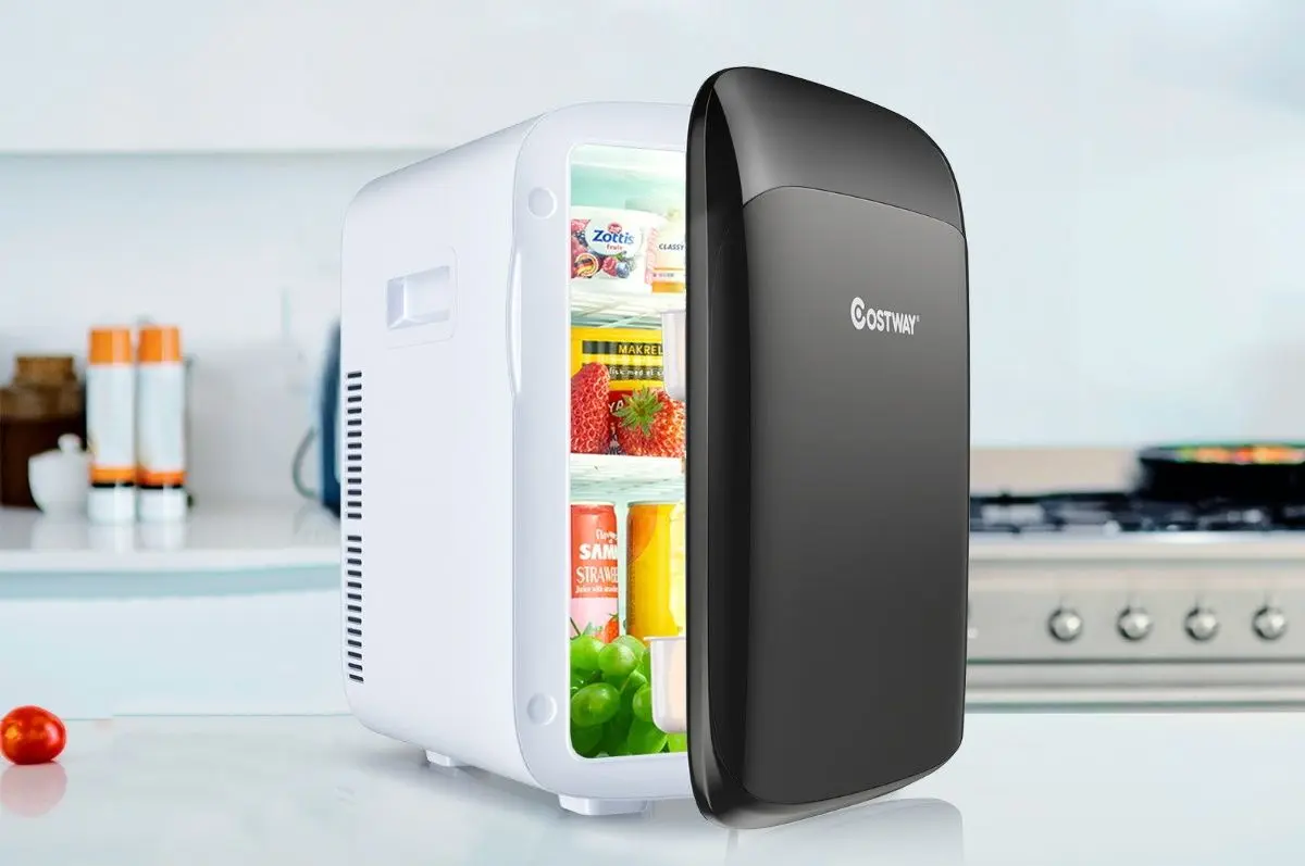 Mini frigider portabil Costway EP25580DE-DK (Black/White)