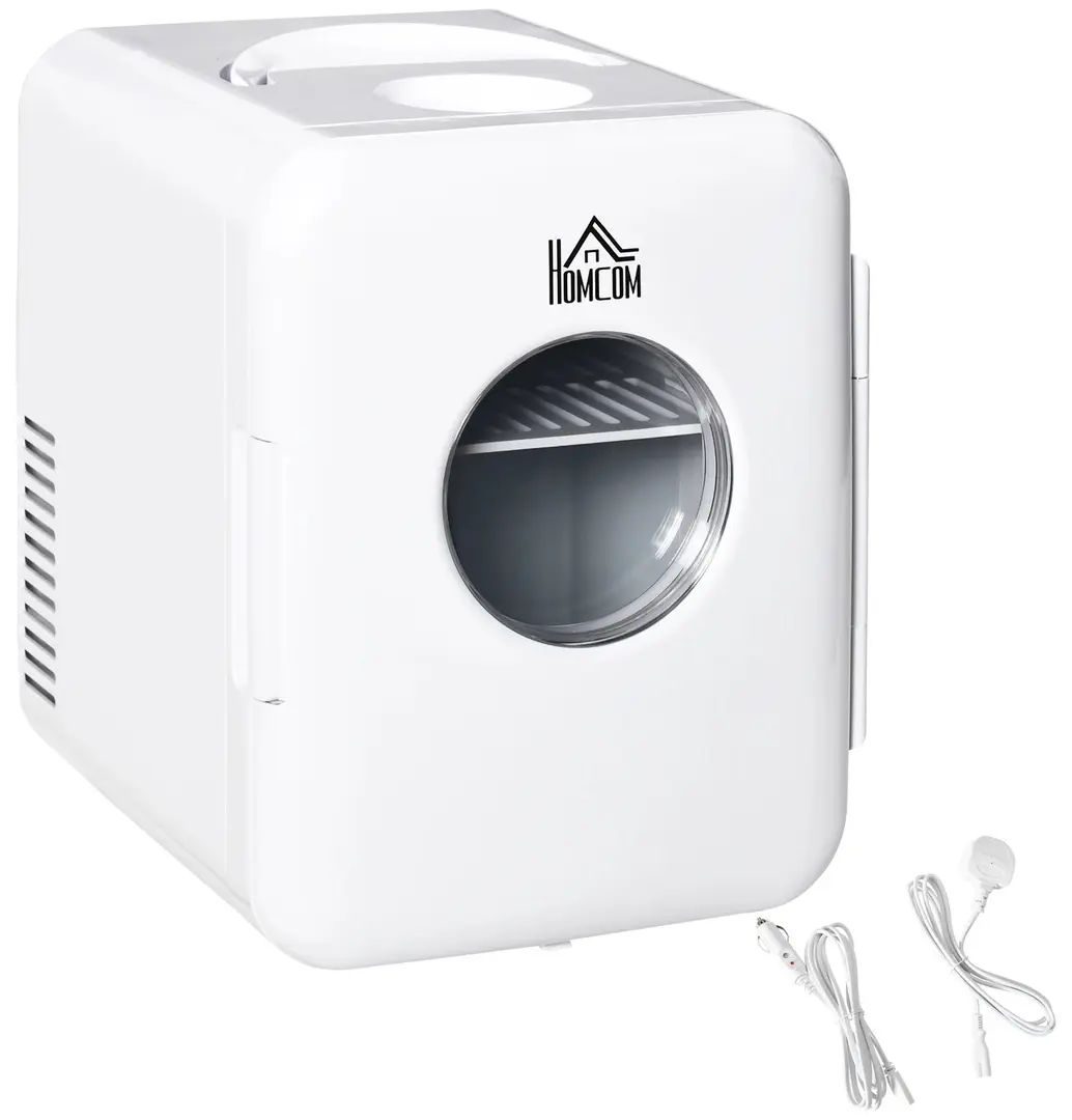 Mini frigider portabil Homcom C00-022V90 (White)