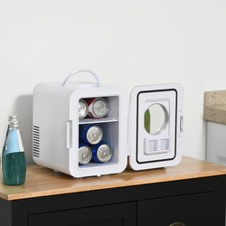 Mini frigider portabil Homcom C00-022V90 (White) Thumb