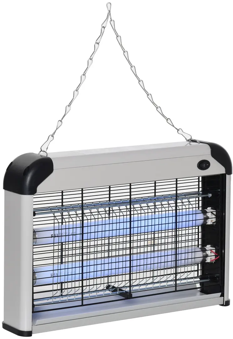 Lampa anti-insecte Outsunny 849-011SR (Silver/Black)