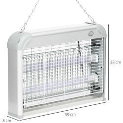 Lampa anti-insecte Outsunny 849-019V90WT (White) Thumb