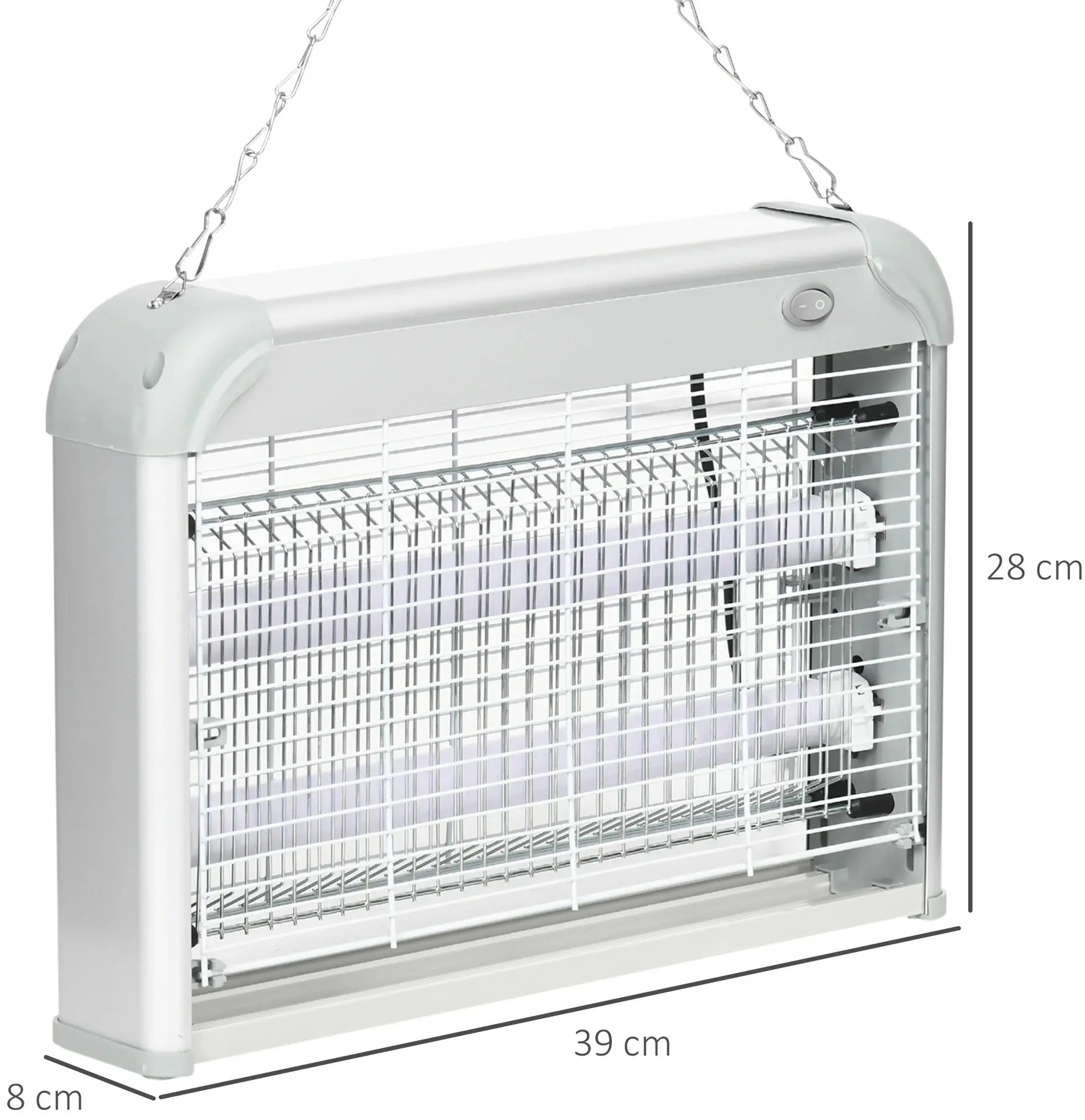 Lampa anti-insecte Outsunny 849-019V90WT (White) - 2
