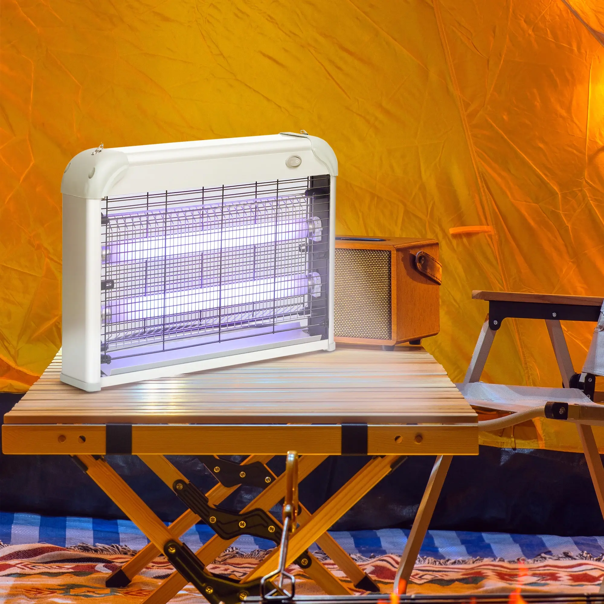 Lampa anti-insecte Outsunny 849-019V90WT (White) - 6