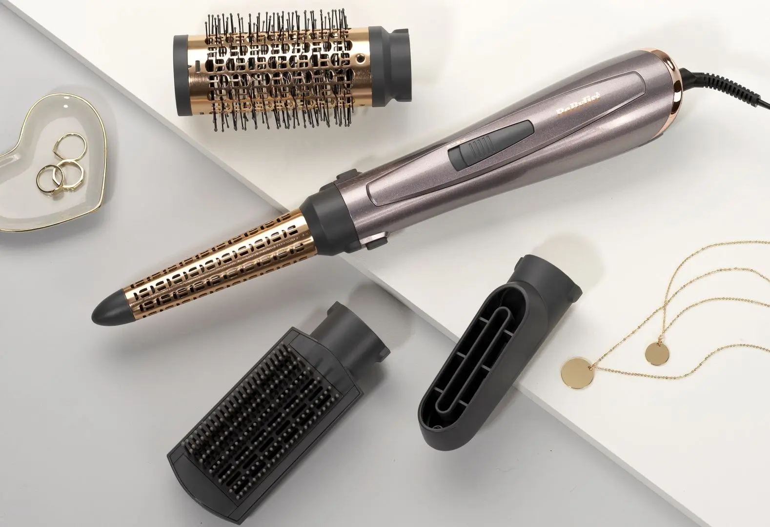 Фен-щетка BaByliss AS136E (Gray/Bronze)