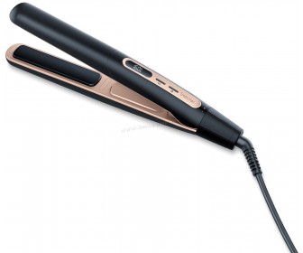 Placă pentru îndreptat părul Beurer Style Pro HS 100 (Black/Rose Gold)