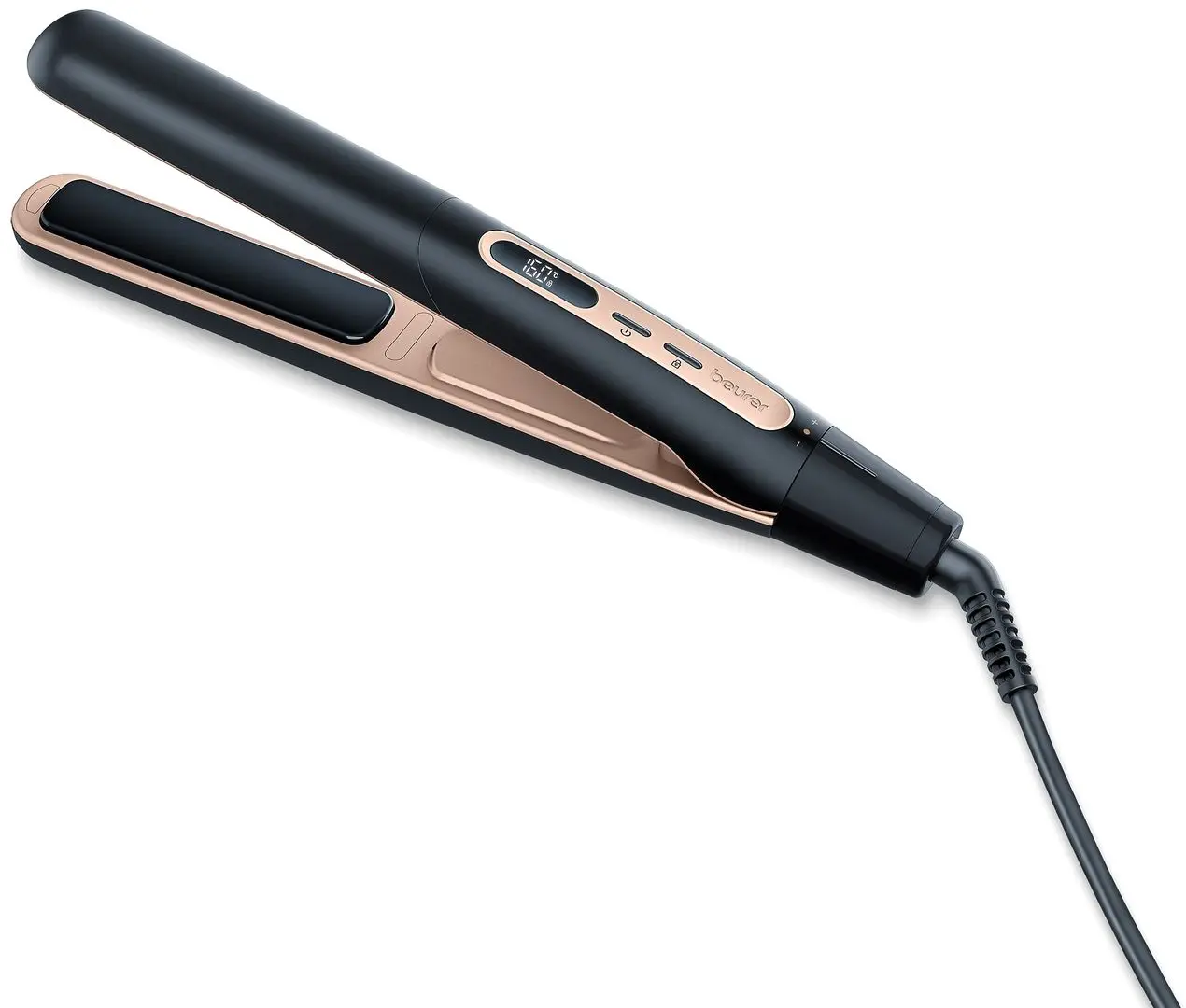 Placă pentru îndreptat părul Beurer Style Pro HS 100 (Black/Rose Gold)