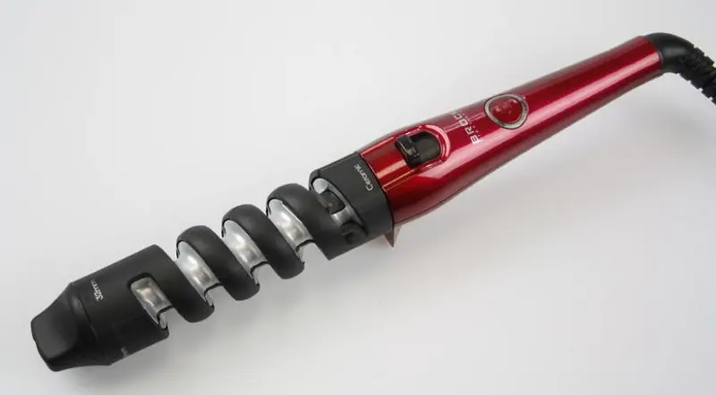 Ondulator pentru par Brock HC 6201 PK (Red/Black)