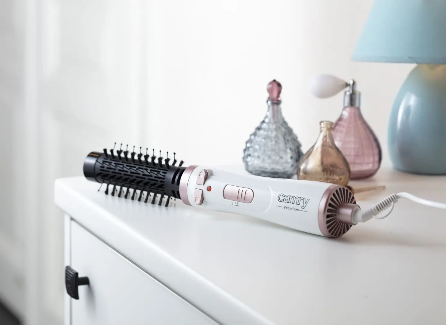 Uscator de par-perie Camry CR 2021 (White/Pink)