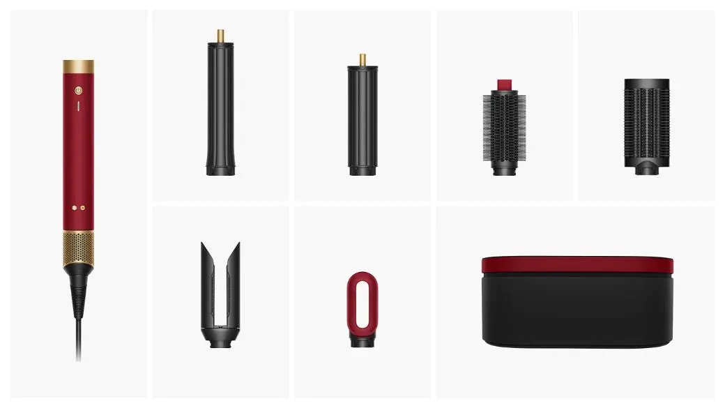 Multistyler Dyson Airwrap HS09 Co-anda 2x (Red Velvet/Gold) - 2