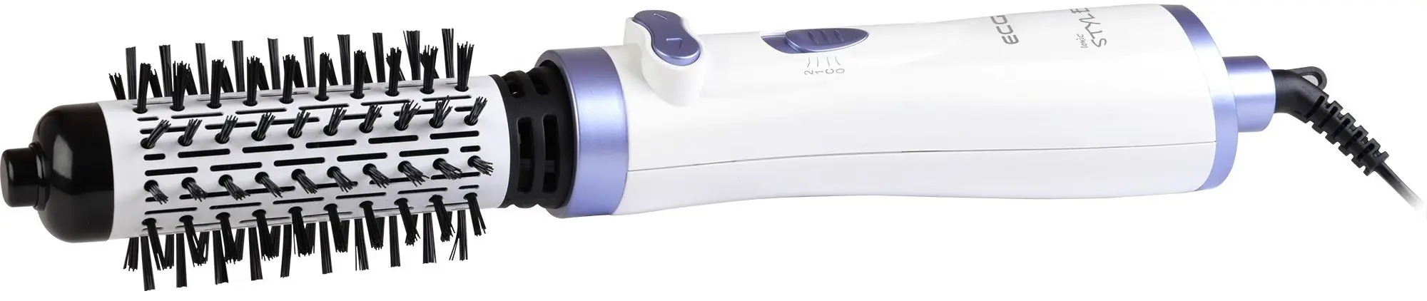 Фен-щетка ECG HK 130 ionic (White/Purple)