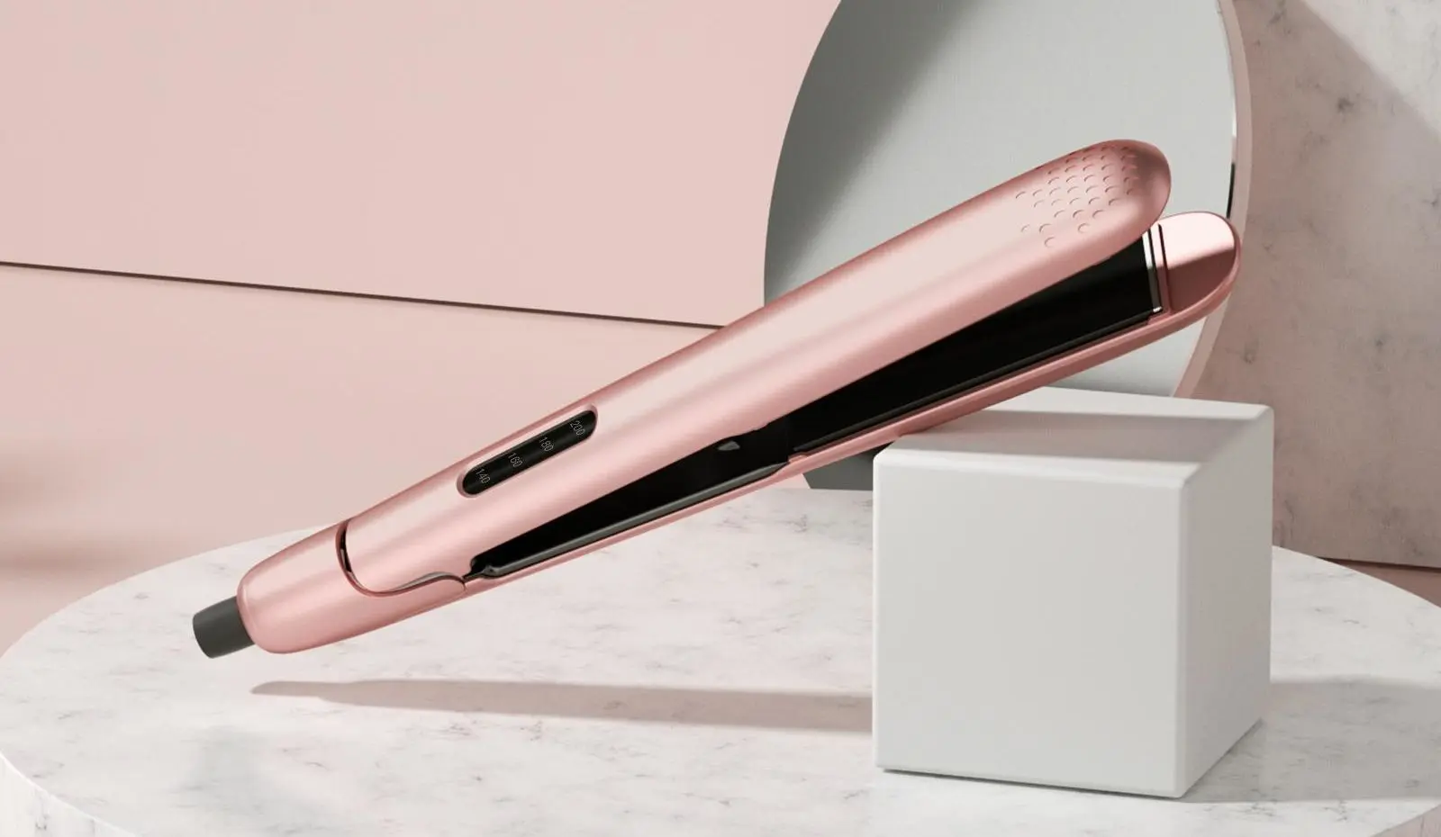 Выпрямитель для волос Enchen Enrollor (Pink)