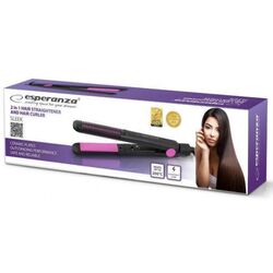Placa de indreptat parul Esperanza Sleek EBP002 (Black/Purple) Thumb