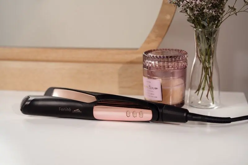 Placa de indreptat parul 2in1 ETA Fenite 8337 90000 (Black/Rosegold)