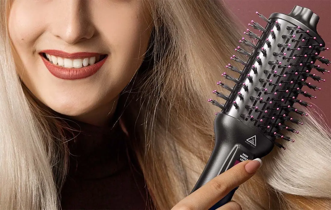 Uscator de par-perie Kipozi HY-033 (Black/Pink)