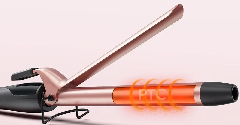 Ondulator de par Kipozi EU-216 (Black/Rose)