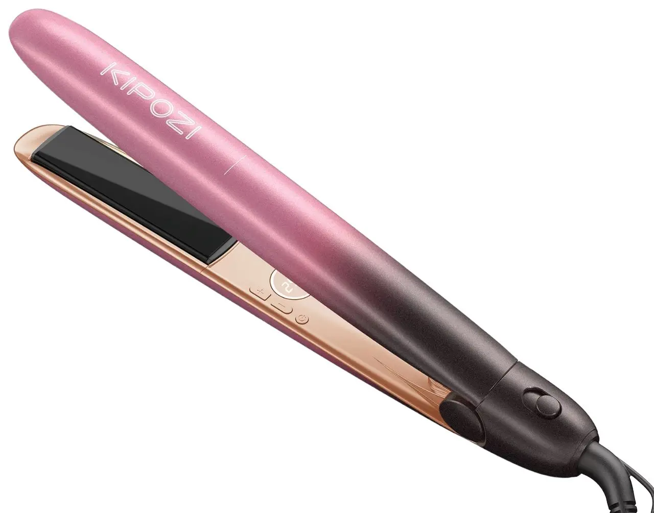 Placa de indreptat parul Kipozi R7 (Pink)