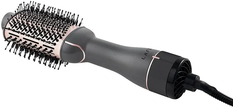 Uscator de par-perie Lafe Sleek & Shine Brush (Grey/Pink)