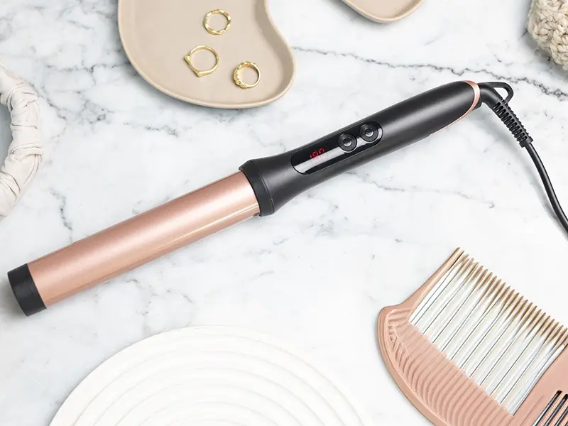 Ondulator de par Lafe Sleek & Shine 25mm (Black/Rose Gold) - 6