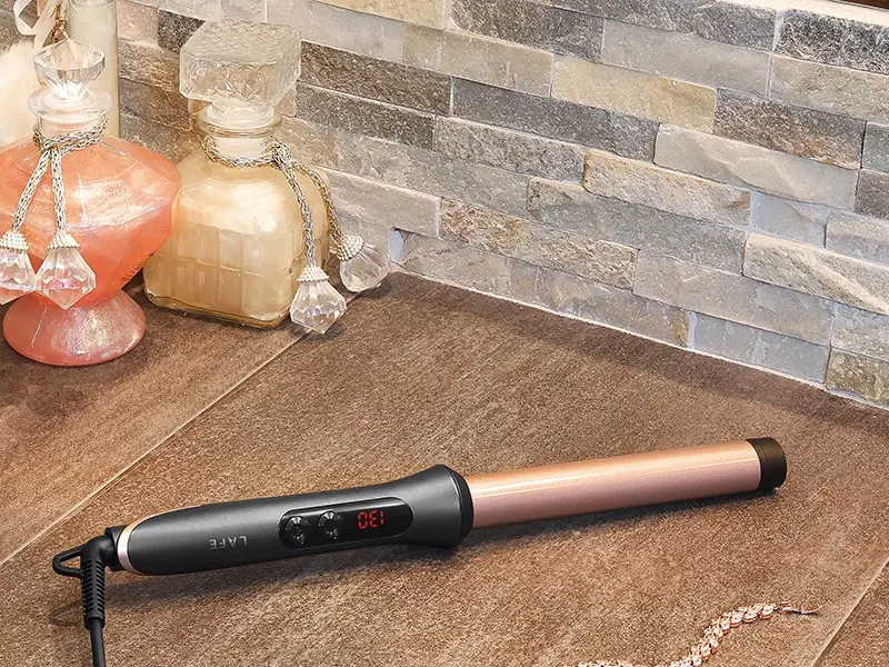 Ondulator de par Lafe Sleek & Shine 25mm (Black/Rose Gold) - 7