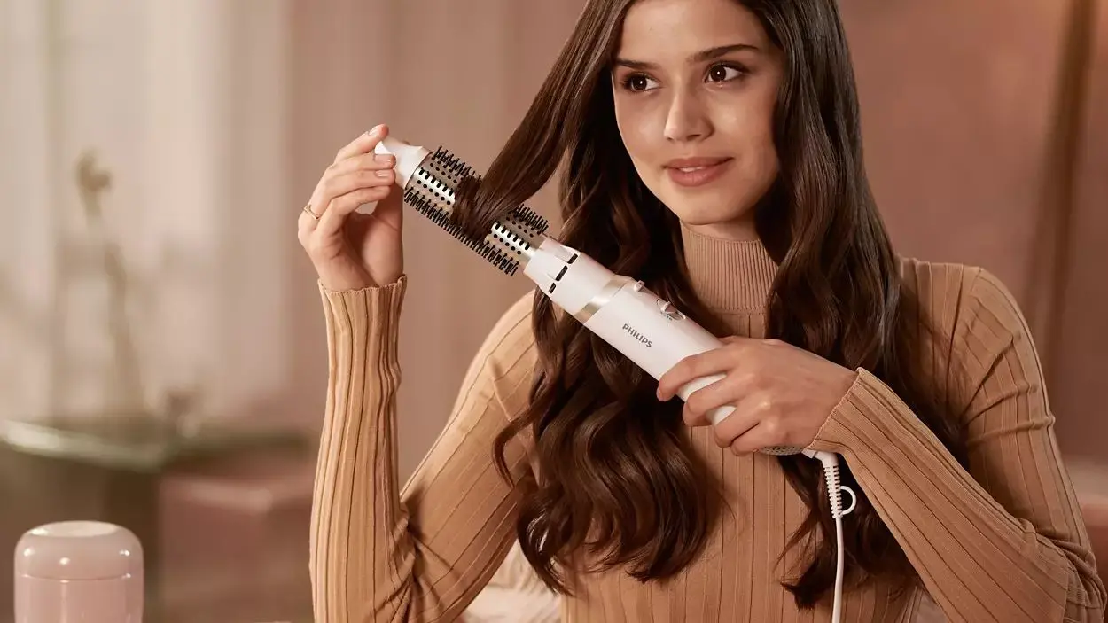 Фен-щетка Philips 3000 Series BHA303/00 (Arctic White)