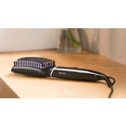 Расческа-выпрямитель Philips StyleCare Essential BHH880/00 (Black) Thumb