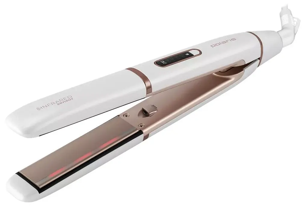 Placa de indreptat parul Polaris PHS 2022KT InfraRed (White/Rose Gold)