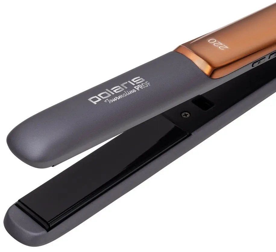 Placa de indreptat parul Polaris Tourmaline PROF PHSS 2098TTi (Graphit/Pink Gold)